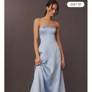 Mare Mare Piper Strapless Fit & Flare Maxi Dress Anthropologie